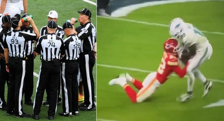 NFL Referees Blatantly Help Chiefs Cheat During Dolphins Game (Video)