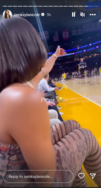 Travis Kelce’s Ex Kayla Nicole Causes A Stir At Lakers Game (Photos) 2