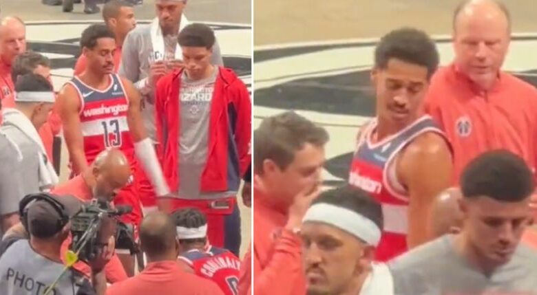 28 Seconds Of Jordan Poole Being Confused, Mad On Wizards Bench (Video)