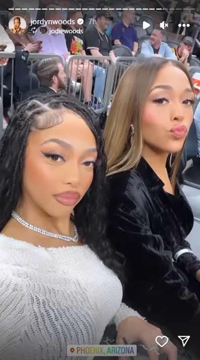 Jordyn Woods’ Outfit To Karl-Anthony Towns’ Timberwolves Loss Goes Viral 2