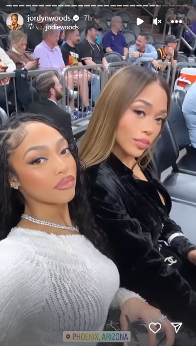 Jordyn Woods’ Outfit To Karl-Anthony Towns’ Timberwolves Loss Goes Viral 3
