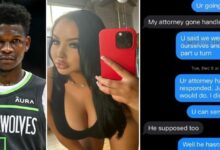 Anthony Edwards’ Ex Leaks More Troubling DMs From Wolves Star (Photos)