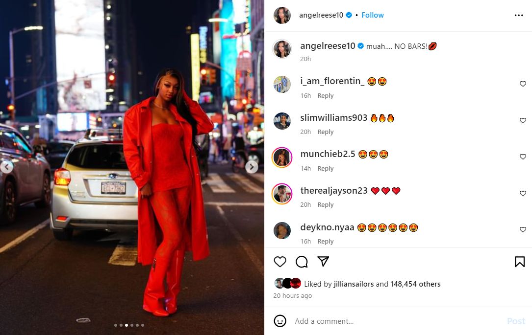 LSU Star Angel Reese’s Provocative Christmas Outfit Goes Viral 2