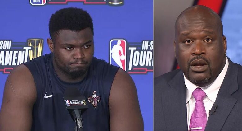 Shaq Goes Off On Zion Williamson For Being Lazy After Pelicans Loss