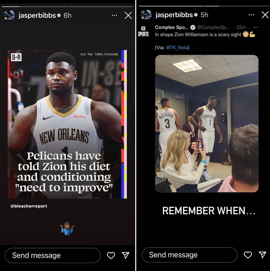 Zion Williamson Called Out By His Trainer For Being Fat Again 1