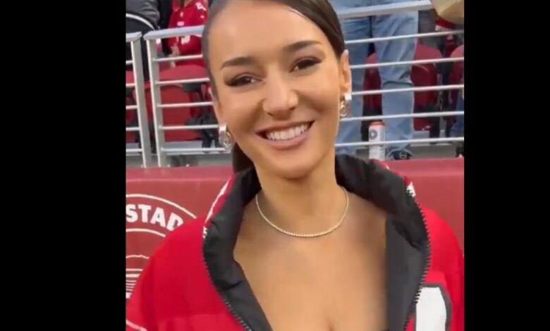 Kristin Juszczyk’s Provocative Outfit To 49ers Game Goes Viral (Video)