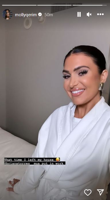 Molly Qerim’s Photo In Bed Wearing A Bathrobe Causes A Stir 1