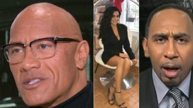 Molly Qerim’s Handsy Photo With The Rock Goes Viral