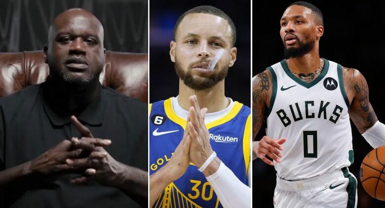 Shaq Reveals Who Is Better Between Stephen Curry, Damian Lillard
