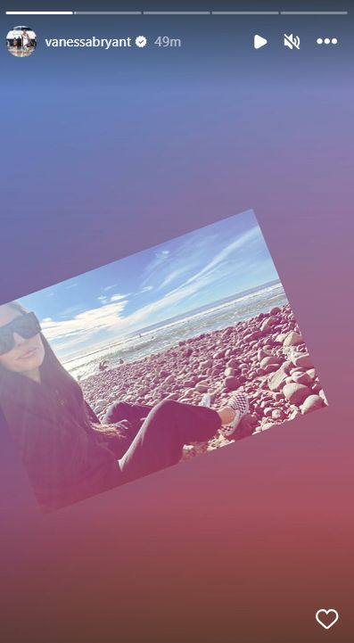 Vanessa Bryant’s Beach Day Photos Cause A Stir 2