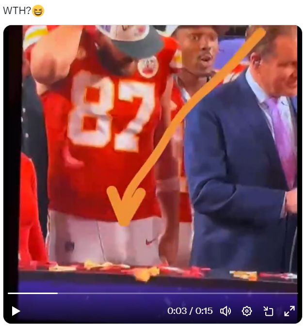 Taylor Swift Fans Mad Over Photos Of Travis Kelce’s Tiny Package 1