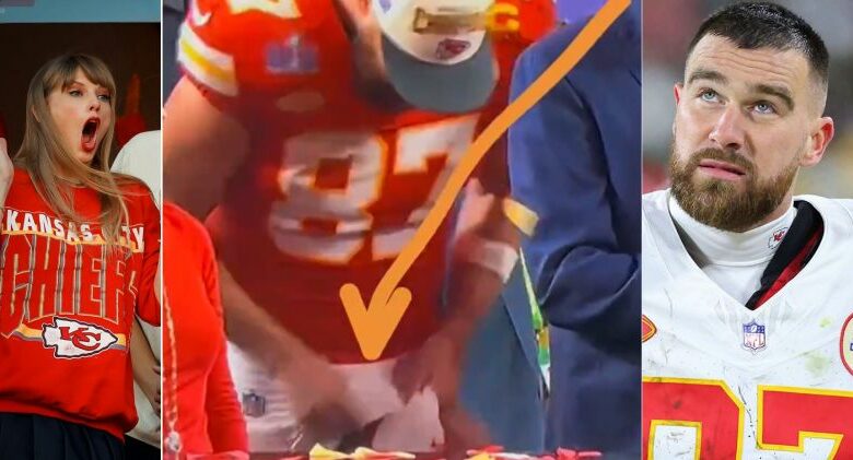 Taylor Swift Fans Mad Over Photos Of Travis Kelce’s Tiny Package