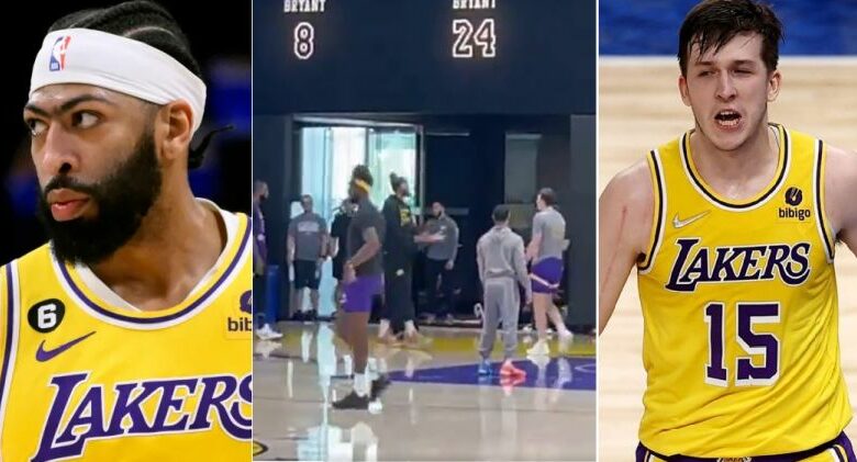 Anthony Davis, Austin Reaves Get Into Argument During Lakers Practice