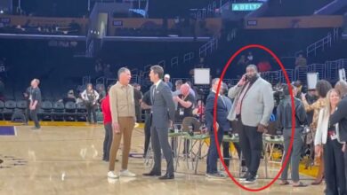 Kendrick Perkins Called Out For What He Did At Lakers Game