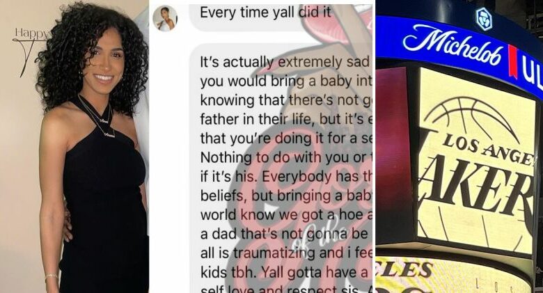 Lakers Star’s Wife Calls Pregnant Side Chick A ‘Hoe’ In Leaked DMs