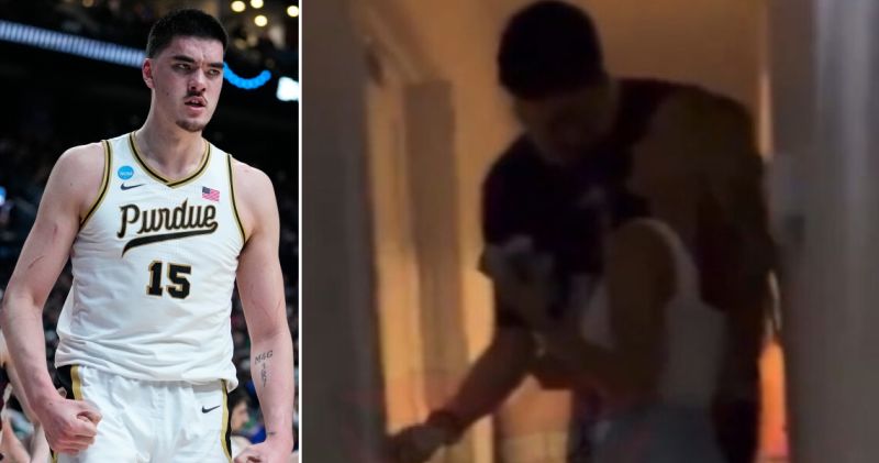 Video Of Purdue’s Zach Edey With Attractive Woman Goes Viral