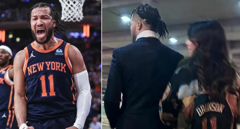 Jalen Brunson’s Wife’s Wild Outfit Goes Viral During Knicks’ Win Over Pacers