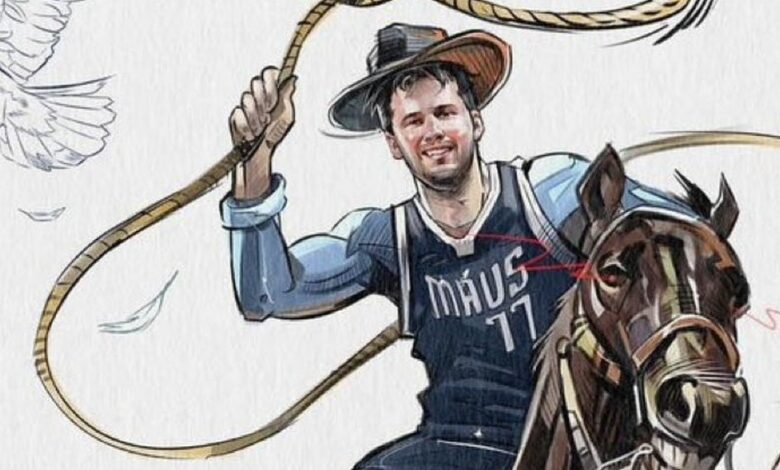 Mavericks Account Called Out For Racist Luka Doncic Photo