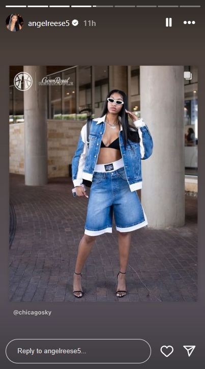 Angel Reese Shows Up To Latest WNBA Game Wearing Just A Bra 1