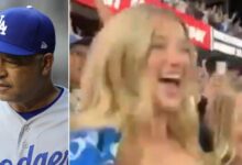 Dodgers Fans Flash Crowd After Beating Yankees In World Series