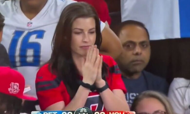 Houston Texans Fan Goes Viral During Loss To Detroit Lions