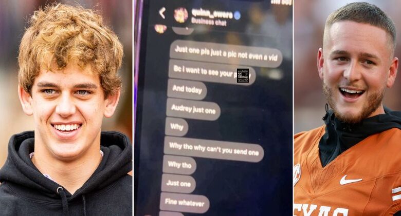Arch Manning Linked To Texas QB Quinn Ewers’ Texting Scandal