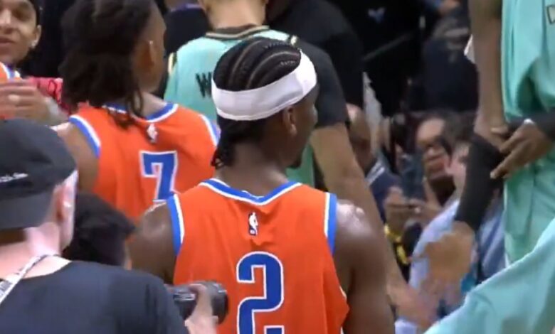 Shai Gilgeous-Alexander Snubs NBA Star Trying To Do Jersey Exchange