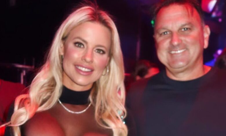 Drew Rosenhaus' Wife See-Through Outfit Sparks Fashion Debate at Sports Gala