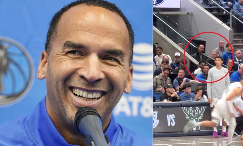 Nico Harrison Seen Hiding From Mavericks Fans After Luka Doncic Trade