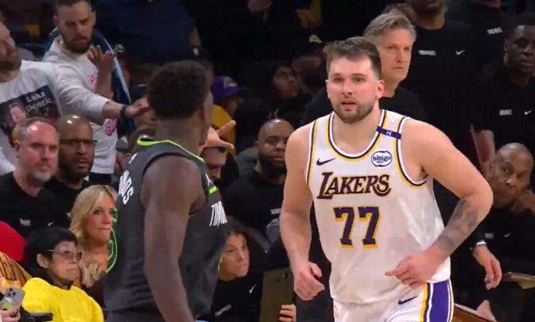 Anthony Edwards Mocks Luka Doncic As Timberwolves Dominate Lakers
