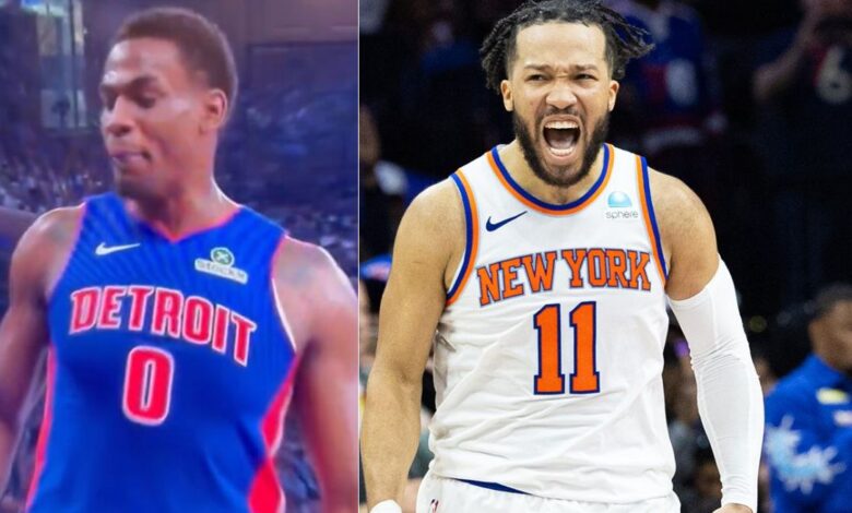Pistons Star's 3-Word Message To Knicks' Jalen Brunson Goes Viral