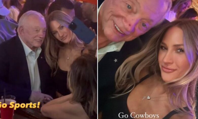 Jerry Jones' New Blonde Friend Identified