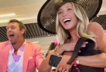 Alix Earle Suffers Wardrobe Malfunction At Kentucky Derby With Texans WR Braxton Berrios