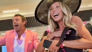 Alix Earle Suffers Wardrobe Malfunction At Kentucky Derby With Texans WR Braxton Berrios