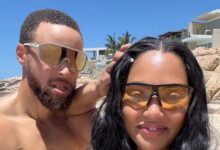 Stephen Curry's Concerning Beach Photos With Ayesha Cause A Stir