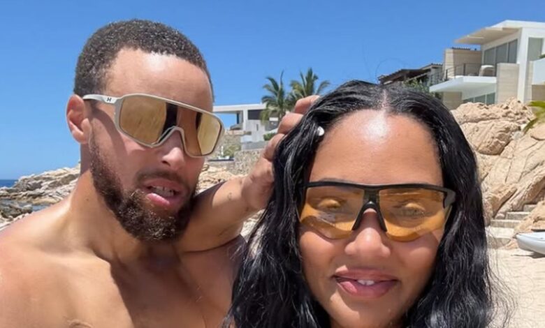 Stephen Curry's Concerning Beach Photos With Ayesha Cause A Stir