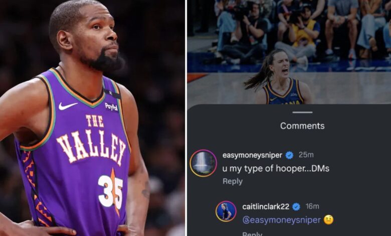 Did Kevin Durant Shoot His Shot With Caitlin Clark?