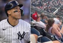 Phillies Fan Caught Getting Frisky With Girlfriend At Yankees Game