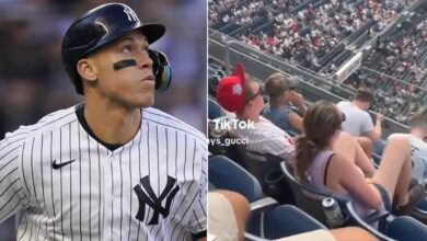 Phillies Fan Caught Getting Frisky With Girlfriend At Yankees Game