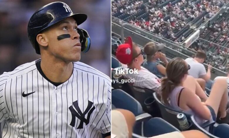 Phillies Fan Caught Getting Frisky With Girlfriend At Yankees Game