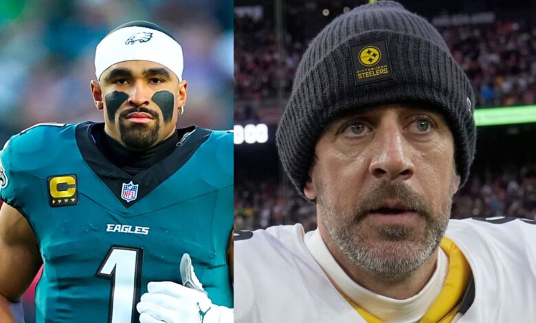 Jalen Hurts v Aaron Rodgers