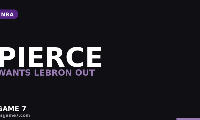 Paul Pierce Says LeBron James Should Retire Because of the Criticism. That Take Is Wild.
