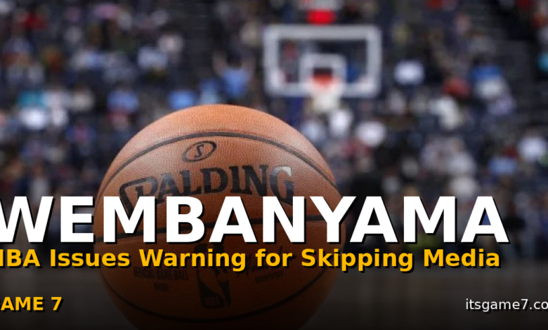 Victor Wembanyama Disciplined by NBA After Skipping Media Following Game 5 Loss