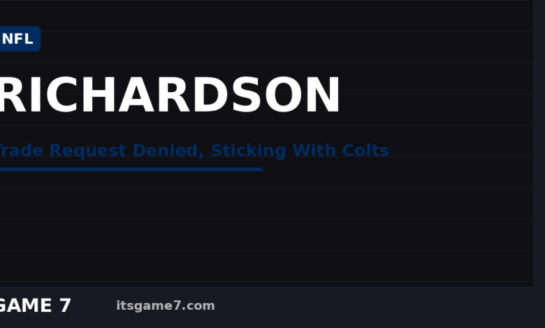 Anthony Richardson Is Calling His Failed Trade Request a "Blessing in Disguise." Is He Right? 1