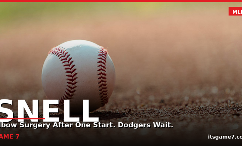 Blake Snell Heads to Surgery After One Dodgers Start: How Bad Is It?