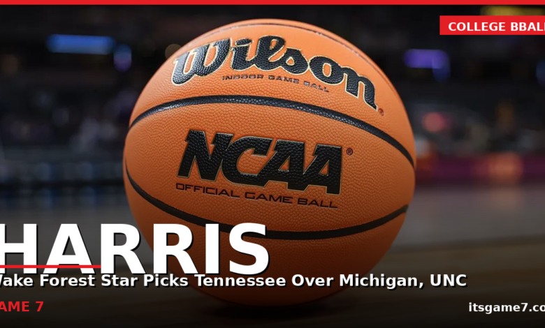 Juke Harris Picks Tennessee Over Michigan and UNC in Massive Transfer Portal Win for Rick Barnes