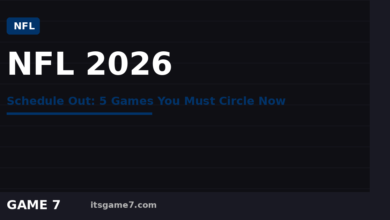 The 2026 NFL Schedule Is Out: The 5 Games You Need to Circle Right Now 2