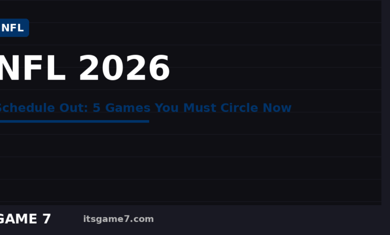 The 2026 NFL Schedule Is Out The 5 Games You Need To Circle Right Now 20 Nfl Schedule 780x470 