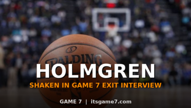 Chet Holmgren Looked Shaken in Game 7 Interview About Victor Wembanyama