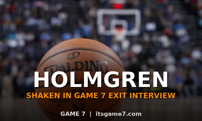 Chet Holmgren Looked Shaken in Game 7 Interview About Victor Wembanyama